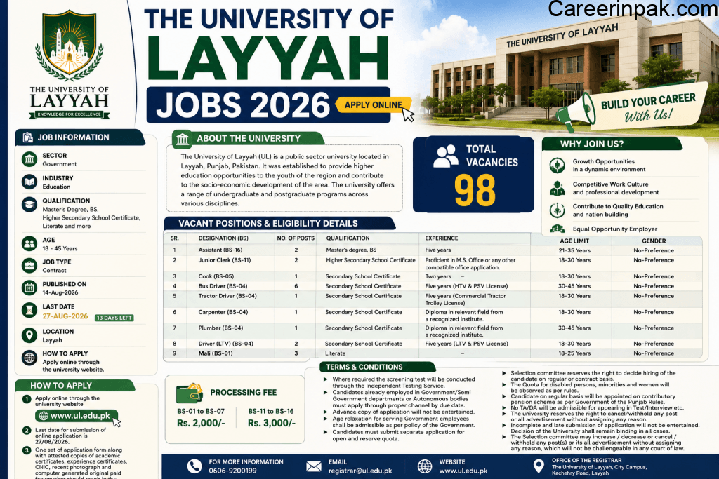 university-of-layyah-jobs-2026