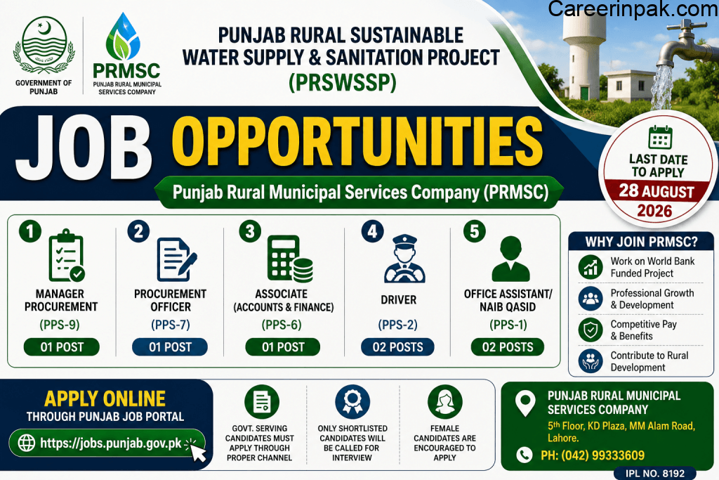 PRMSC Jobs 2026