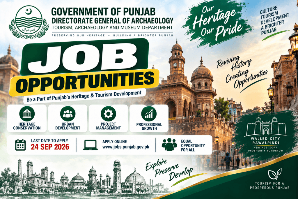 Punjab Tourism Department Jobs 2026 – 14 Vacancies