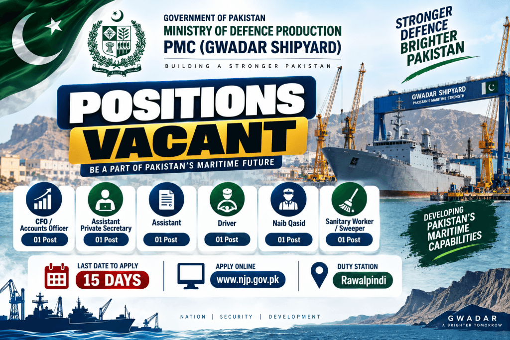 ministry of defence production jobs 2026